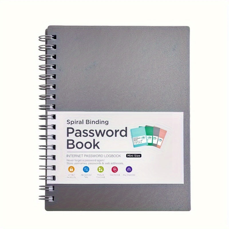 Mini Spiral Password Book