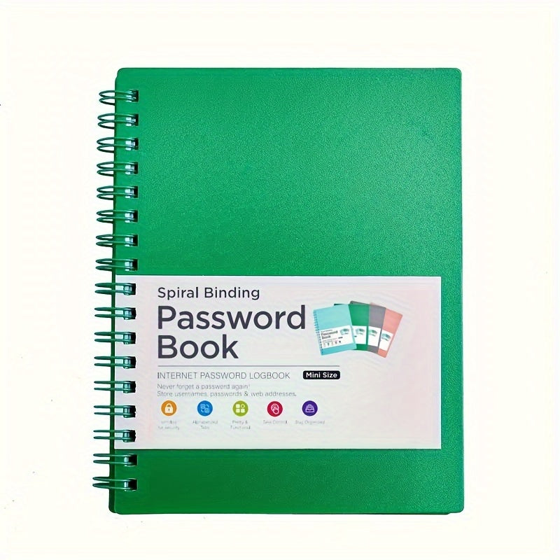 Mini Spiral Password Book