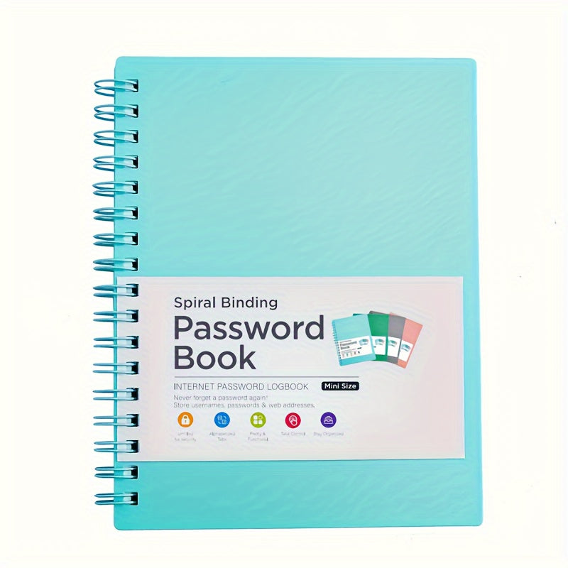 Mini Spiral Password Book