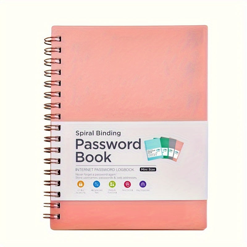 Mini Spiral Password Book