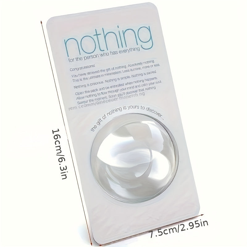 Gift Of Nothing For The Person Who Has Everything
