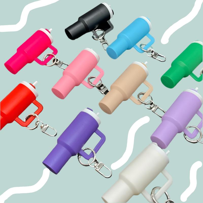Mini Water Tumbler Bottle Keychain